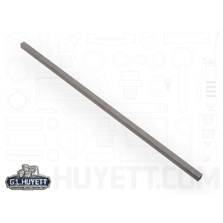 Mak-A-Key Undersized Key Stock, Stainless Steel, Plain, 305 mm L, 8 mm W, 7 mm H 800807-305